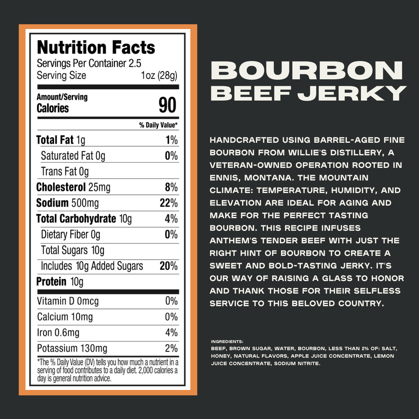 Bourbon Beef Jerky