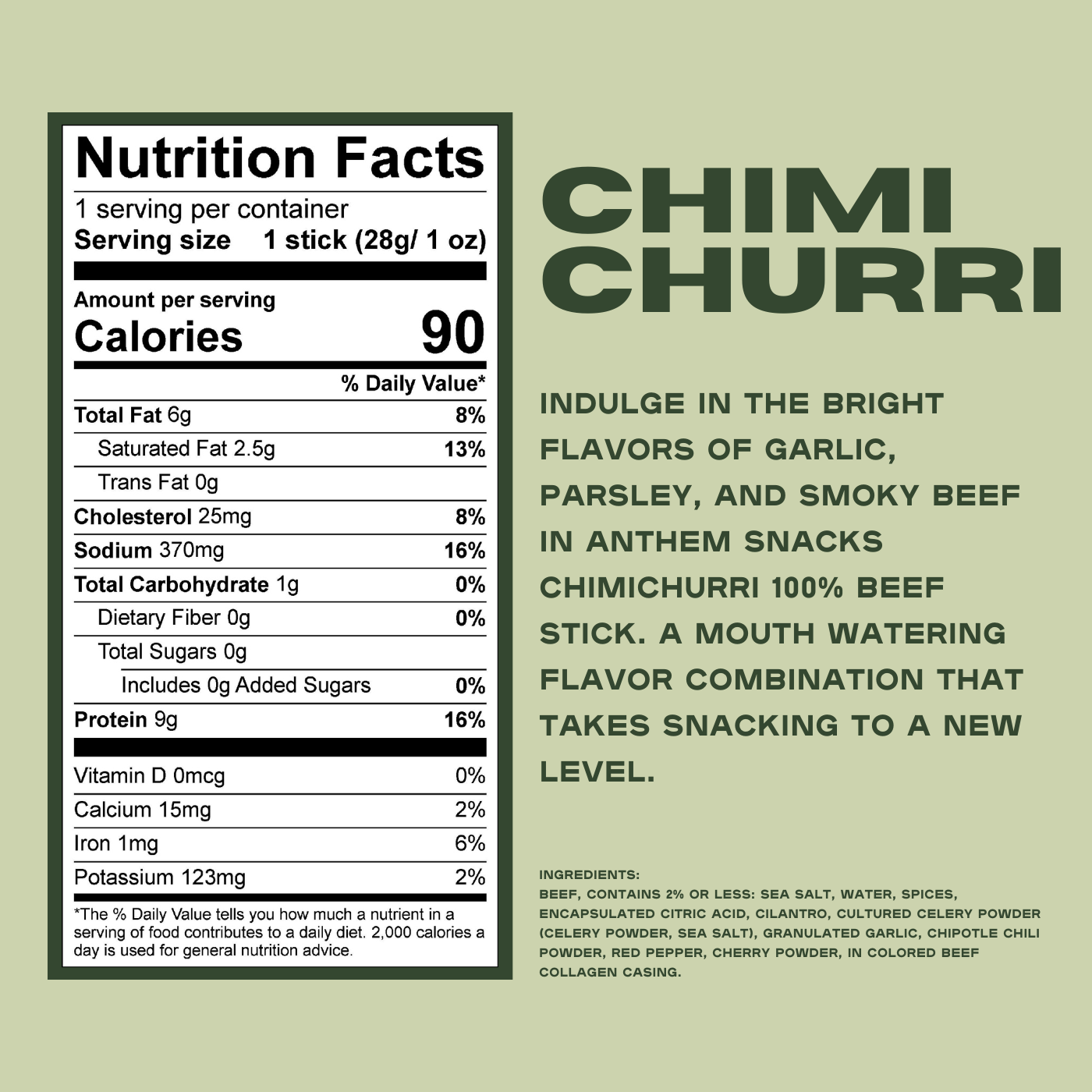 Chimichurri Beef Stick