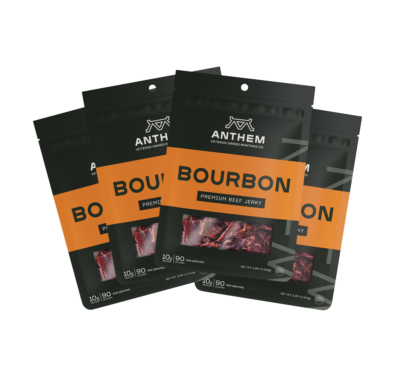 Bourbon Beef Jerky 4-Pack