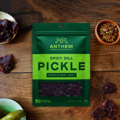 Spicy Dill Pickle Beef Jerky