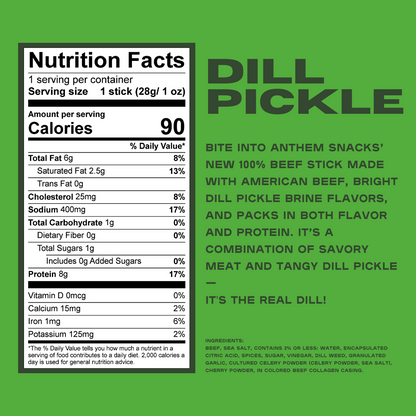 Dill Pickle Beef Stick