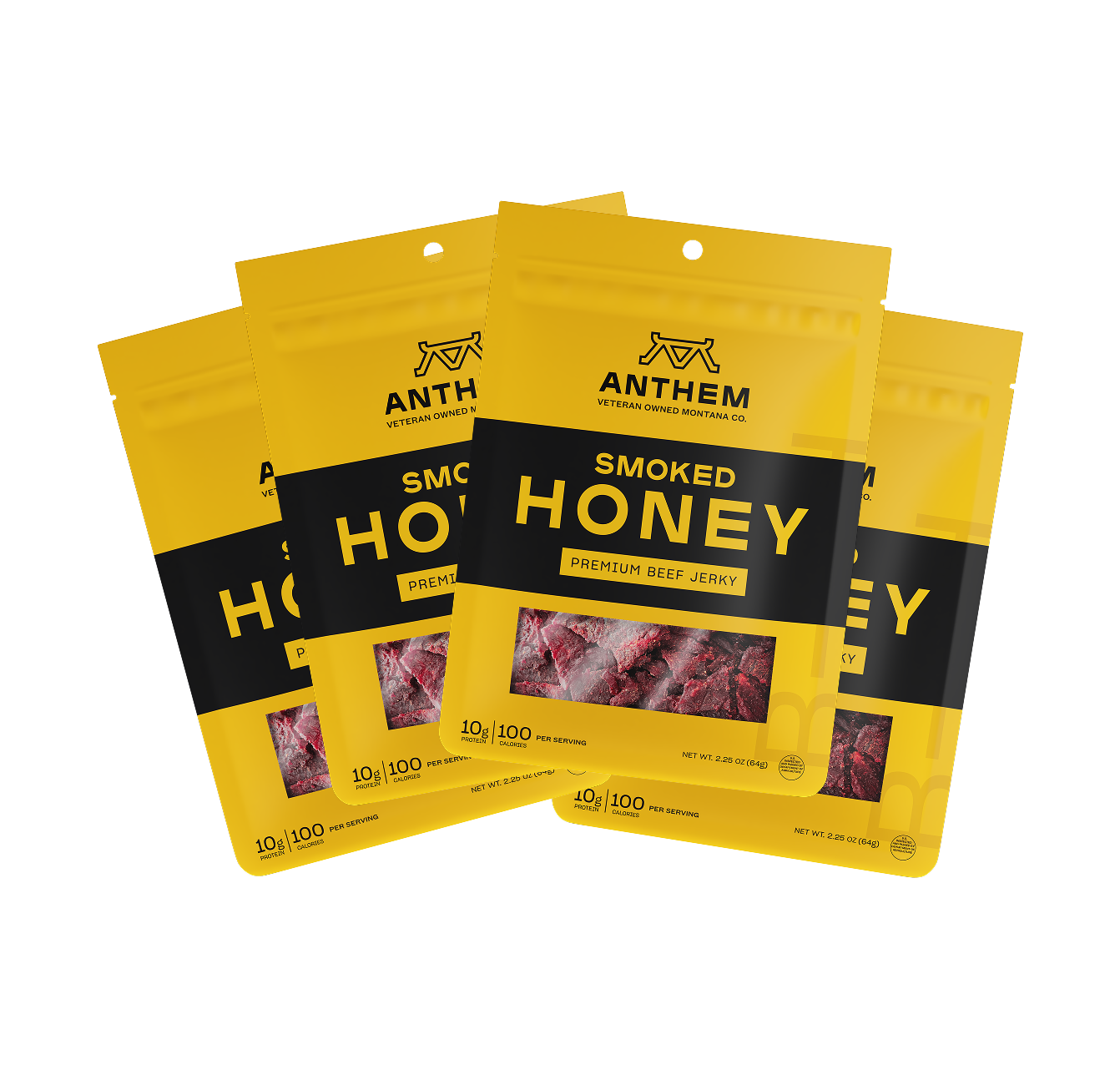 Smoked Honey Beef Jerky 4-Pack