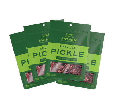 Spicy Dill Pickle Beef Jerky 4-Pack