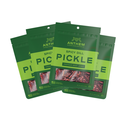 Spicy Dill Pickle Beef Jerky 4-Pack