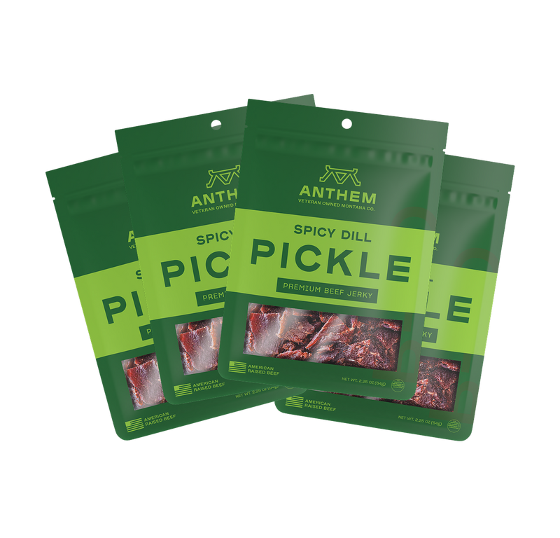 Spicy Dill Pickle Beef Jerky 4-Pack