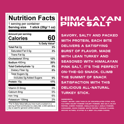 Himalayan Pink Salt Turkey Stick