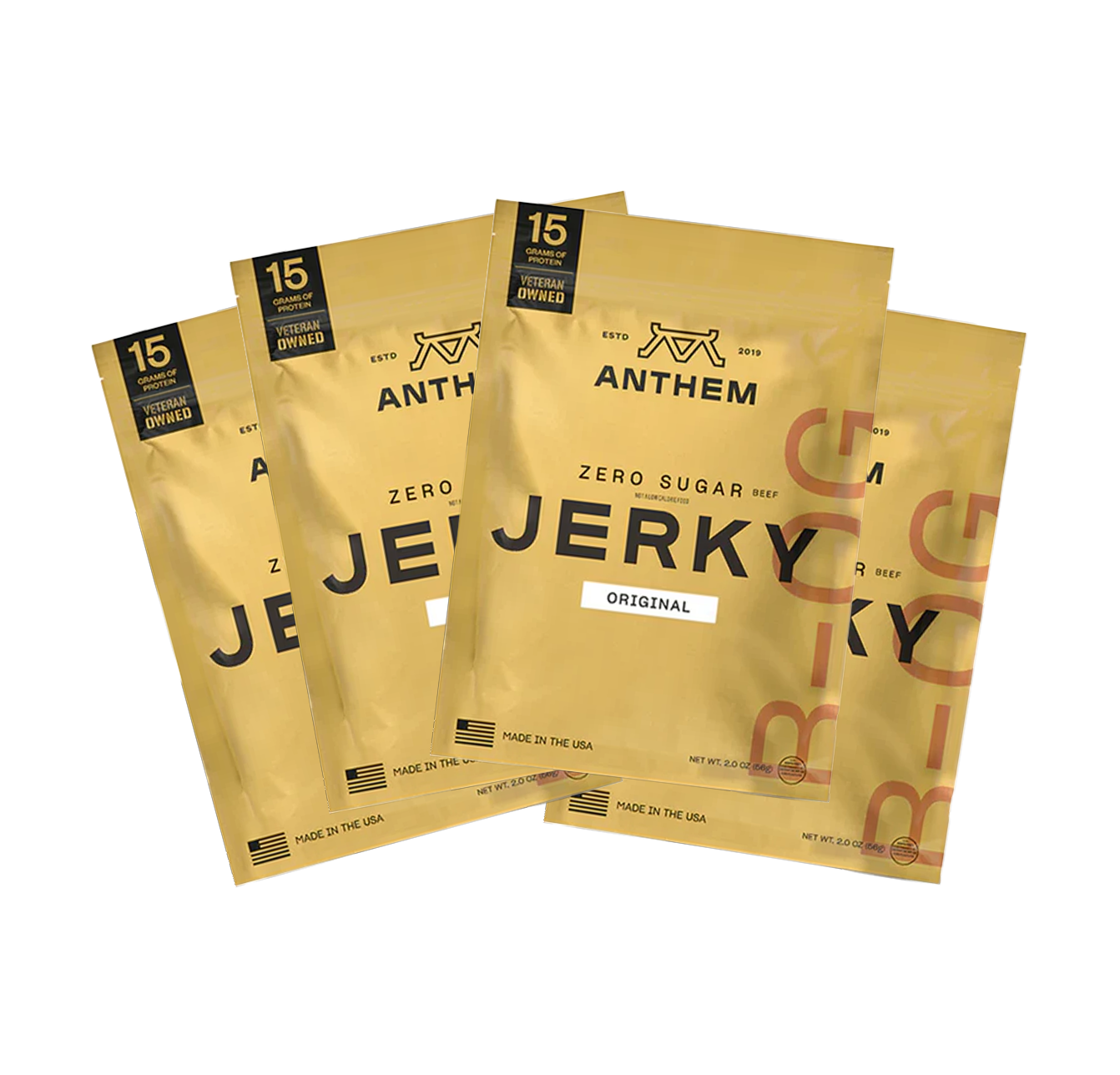 Zero Sugar Original Beef Jerky 4-Pack