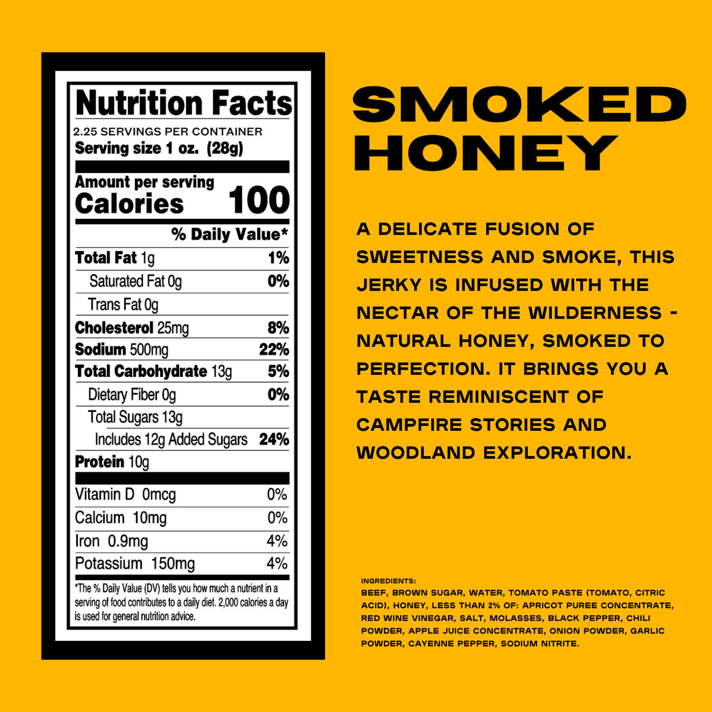 Smoked Honey Beef Jerky 4-Pack