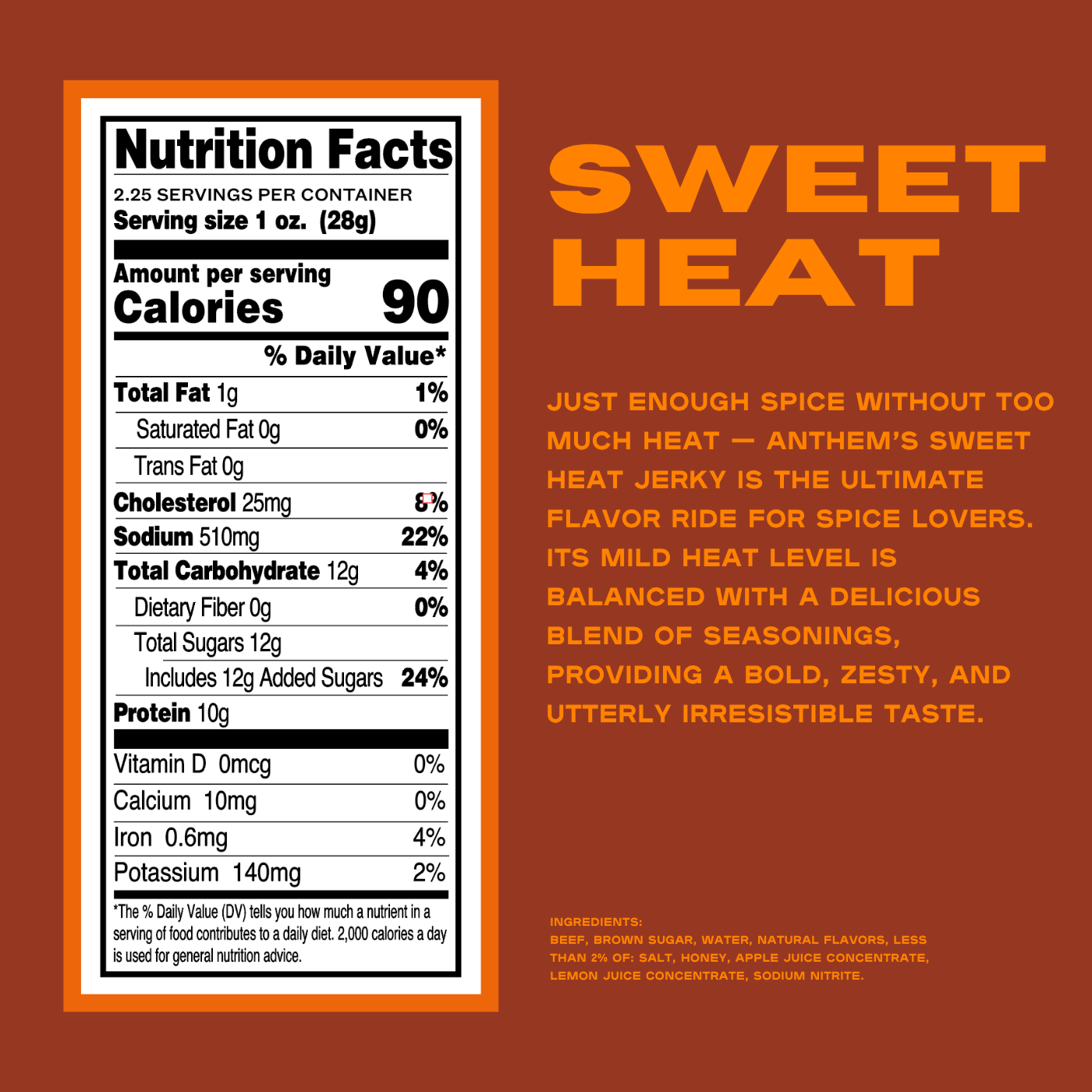Sweet Heat Beef Jerky 4-Pack