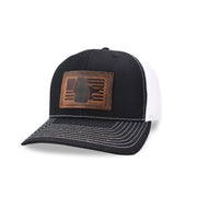 Hero Flag Leather Patch Trucker Hat