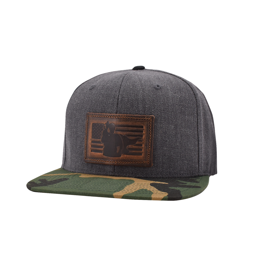 Skol - Aspen Leather Patch Hat (Moss/Khaki)